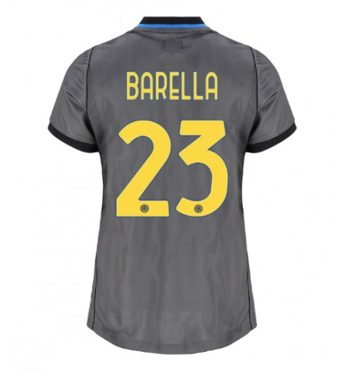 Inter Milan Nicolo Barella #23 Tredjedrakt Dame 2026-27 Korte ermer Inter Milan Nicolo Barella #23 Tredjedrakt Dame 2026-27 Korte ermer
